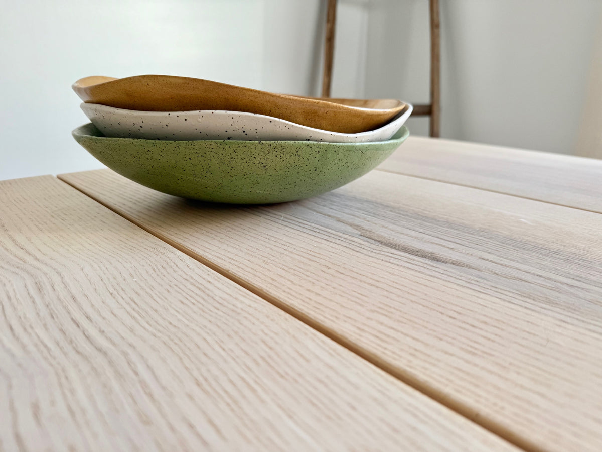 Serving Bowl, Shallow 10-11" AC by Coastal Maine Drifts