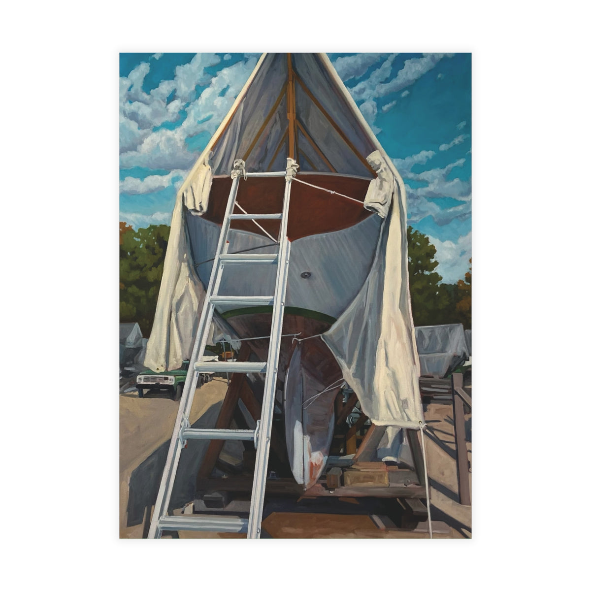 Hush Art Postcard — Douglas Houle by Annie Houle