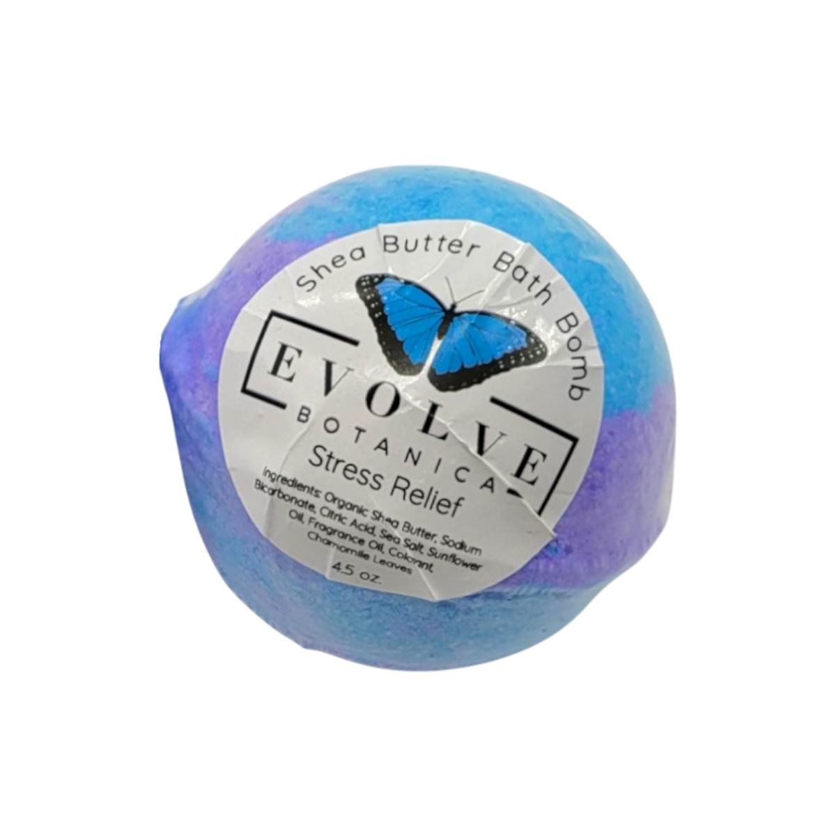 Natural Bath Bomb handmade Chamomile - Stress Relief by Evolve Botanica