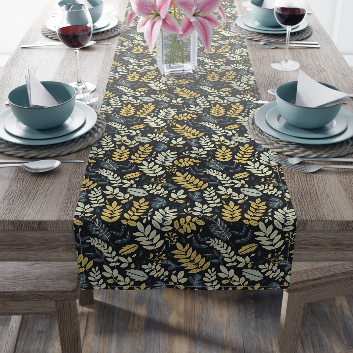 Maine Fern Table Runner by Printify