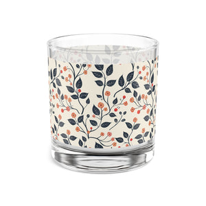 Cherry Blossom Rocks Glass, 10oz by Printify