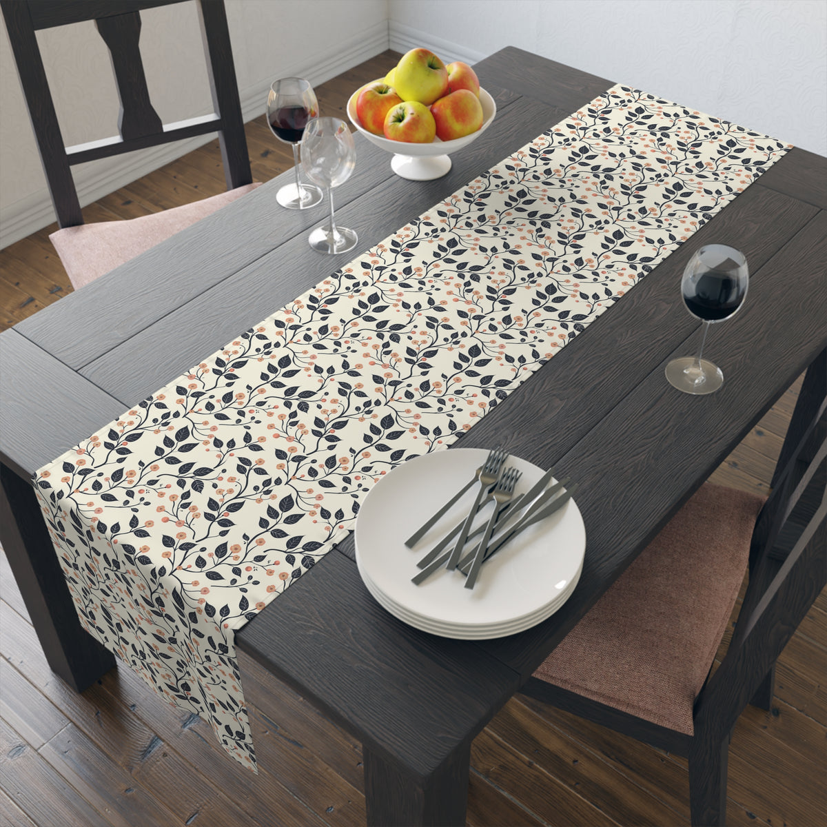 Cherry Blossom Table Runner by Printify