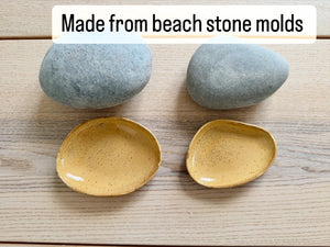 Beach Stone Dish Set AC by Coastal Maine Drifts