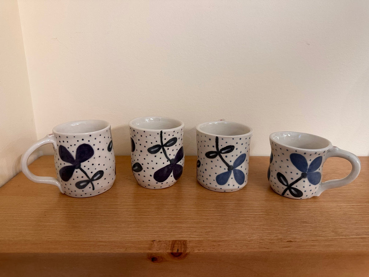 Folk Art Blooms Mugs