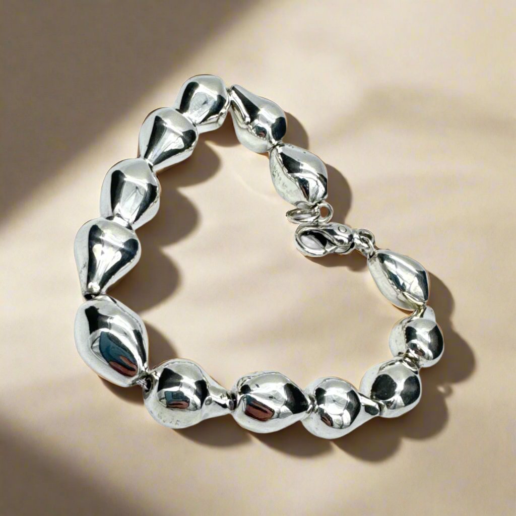 Small Baroque Beads Bracelet by Zina Sterling Silver