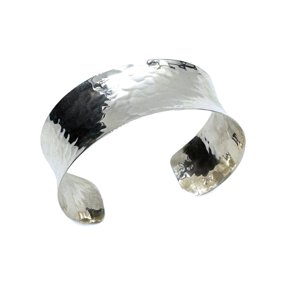 Hammered Cuff Bracelet by Zina Sterling Silver