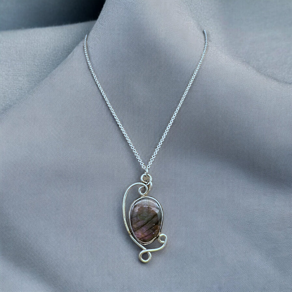 Labradorite Necklace by Morgan McGeehan Designs