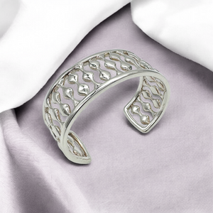 Ocean Cuff Bracelet by Zina Sterling Silver