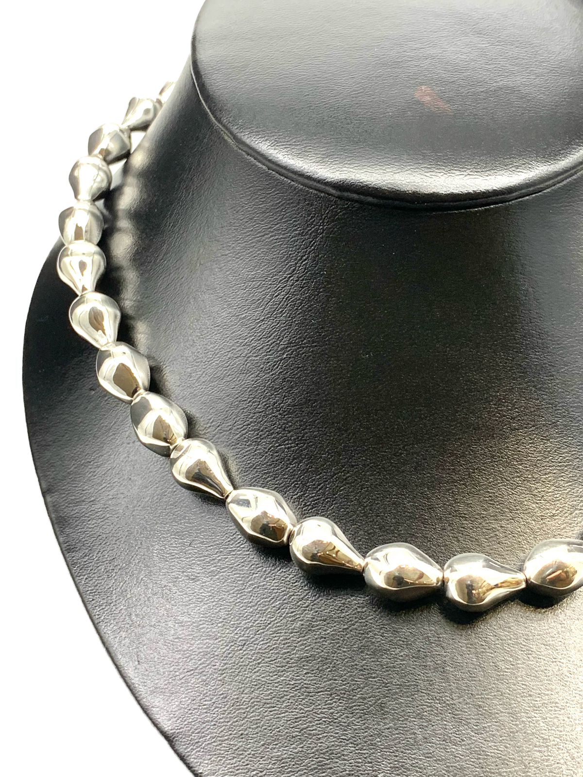 Small Baroque Beads Necklace by Zina Sterling Silver