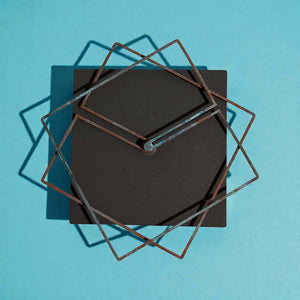Intersect Clock — Copper & Iron by This Rad Life