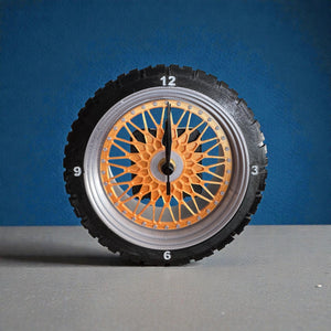 Wheely Tire’d Clock by This Rad Life