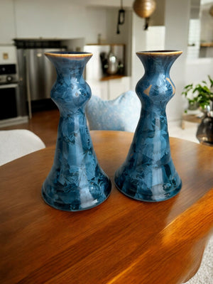 Candlesticks Medium, pair by Edgecomb Potters