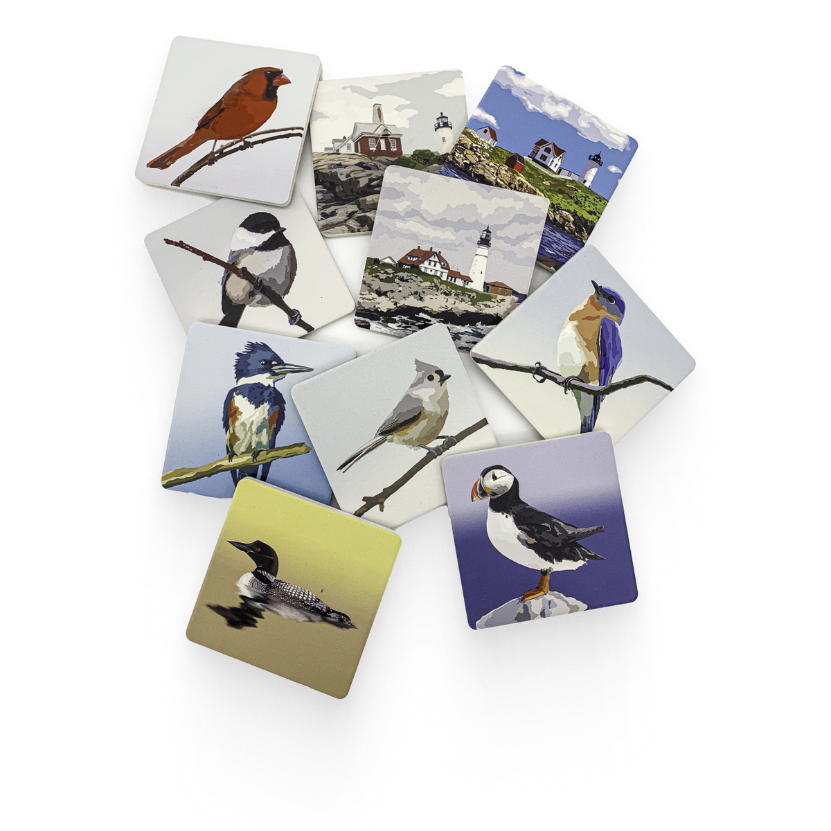 Art Coasters by Edgecomb Potters
