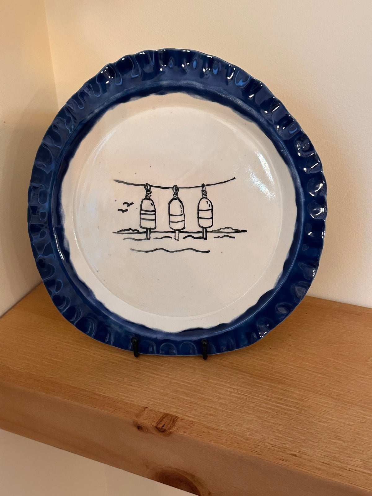 Maine Lines - Plate (hand painted)