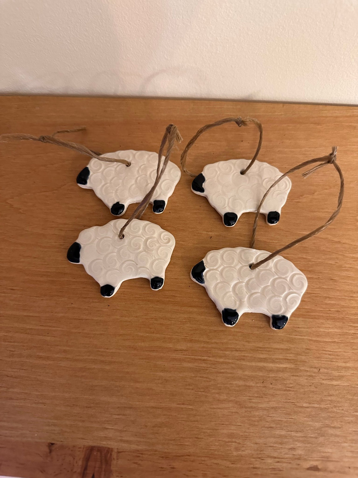 Merry Little Lambs - ornaments