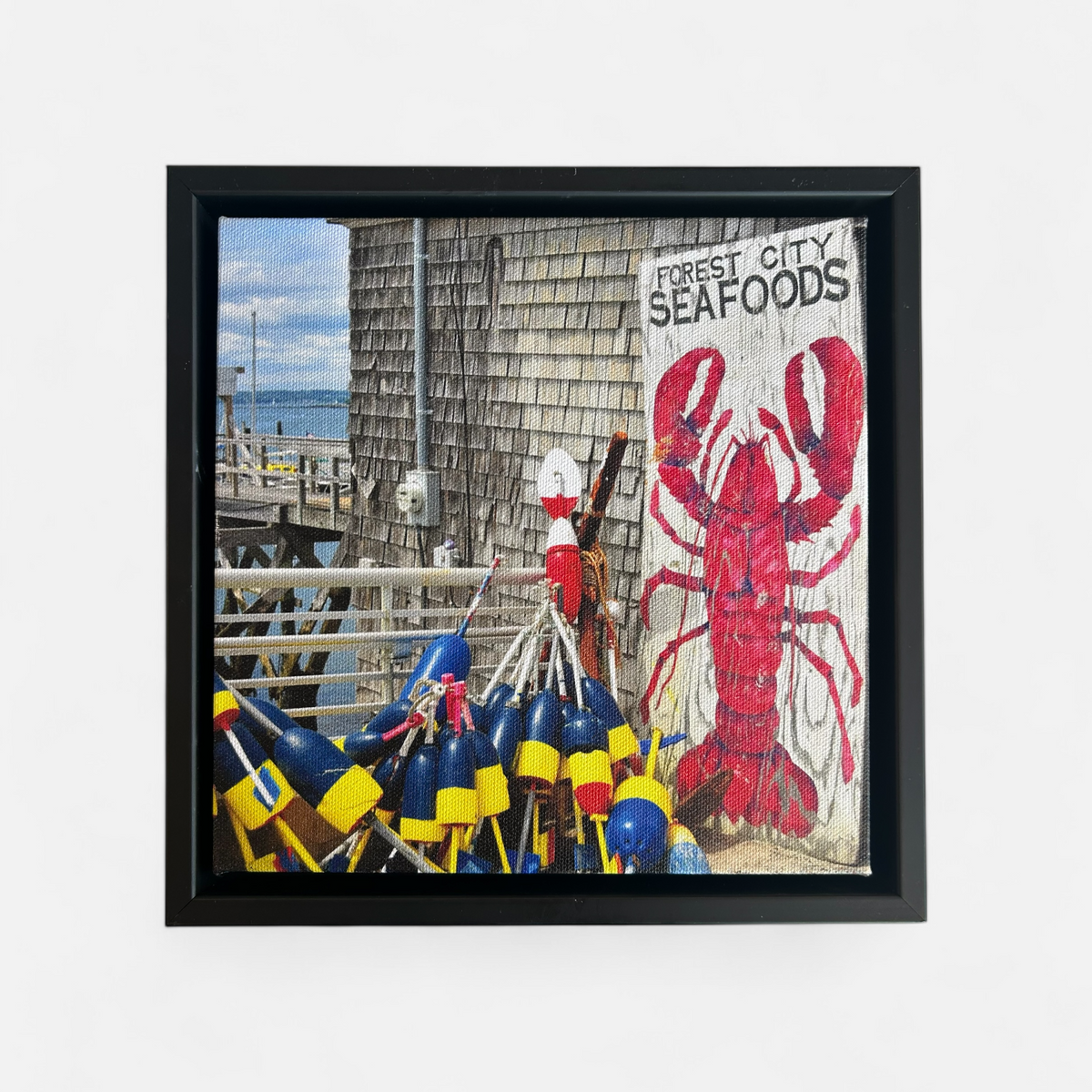 Forest City Seafoods Canvas Print by David Sullivan