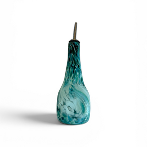 Square Glass Oil Bottle by Glass Rocks
