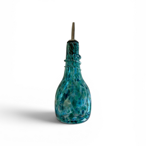 Square Glass Oil Bottle by Glass Rocks