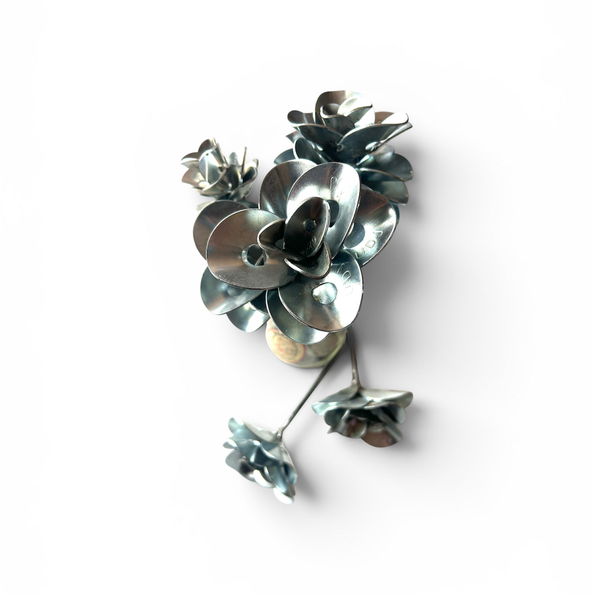 Large Metal Flower by Joe Bigbee