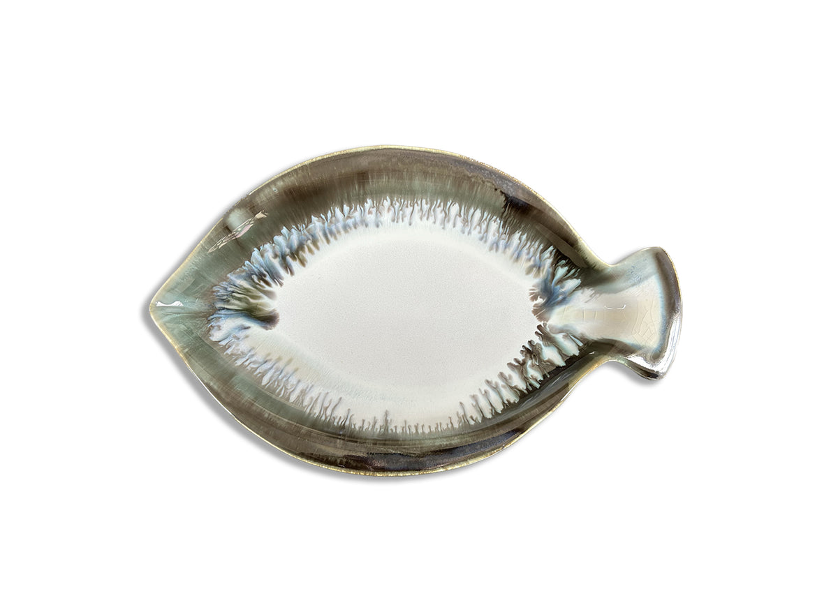 Fish Plate Pottery by Edgecomb Potters