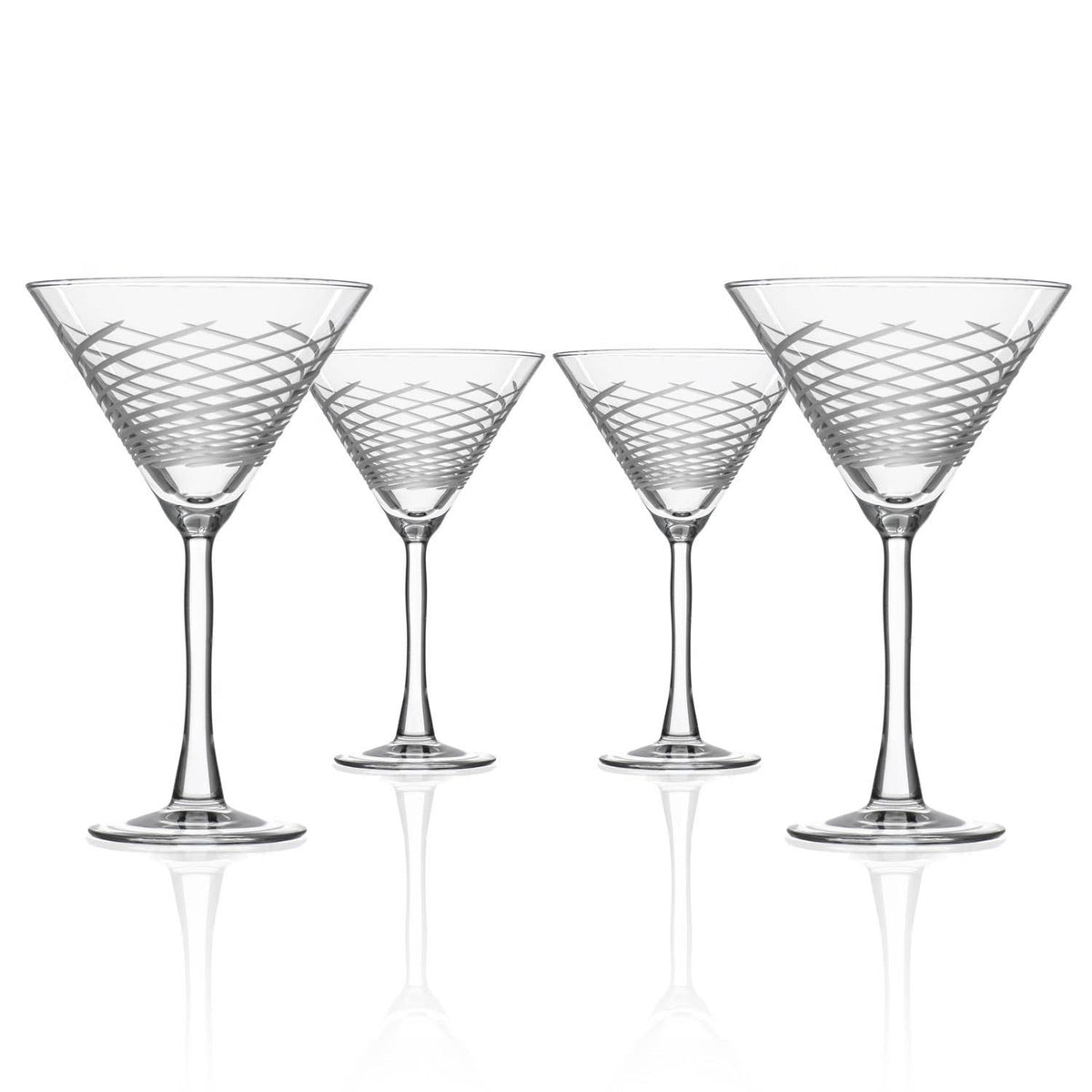 Cyclone Martini Cocktail Glass by Rolf Glass