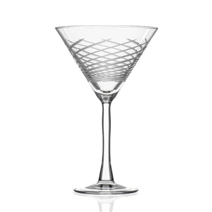 Cyclone Martini Cocktail Glass by Rolf Glass