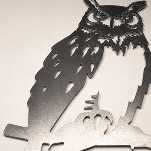 Great Horned Owl Garden Art by Metalbird