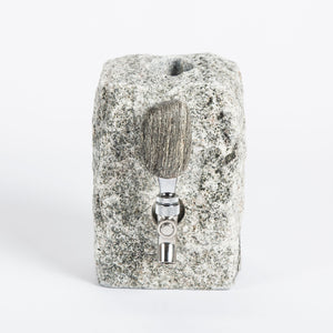 Stone Drink Dispenser Gray Stainless - front view