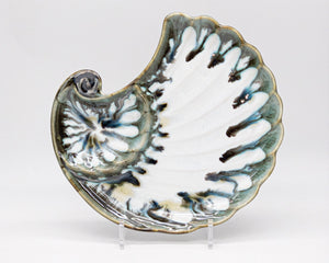 Shell Appetizer Plate by Edgecomb Potters