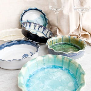 Ruffle Wine Coaster by Edgecomb Potters