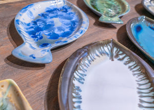 Fish Plate by Edgecomb Potters