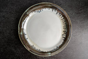 Thrown dinner plate by Edgecomb Potters