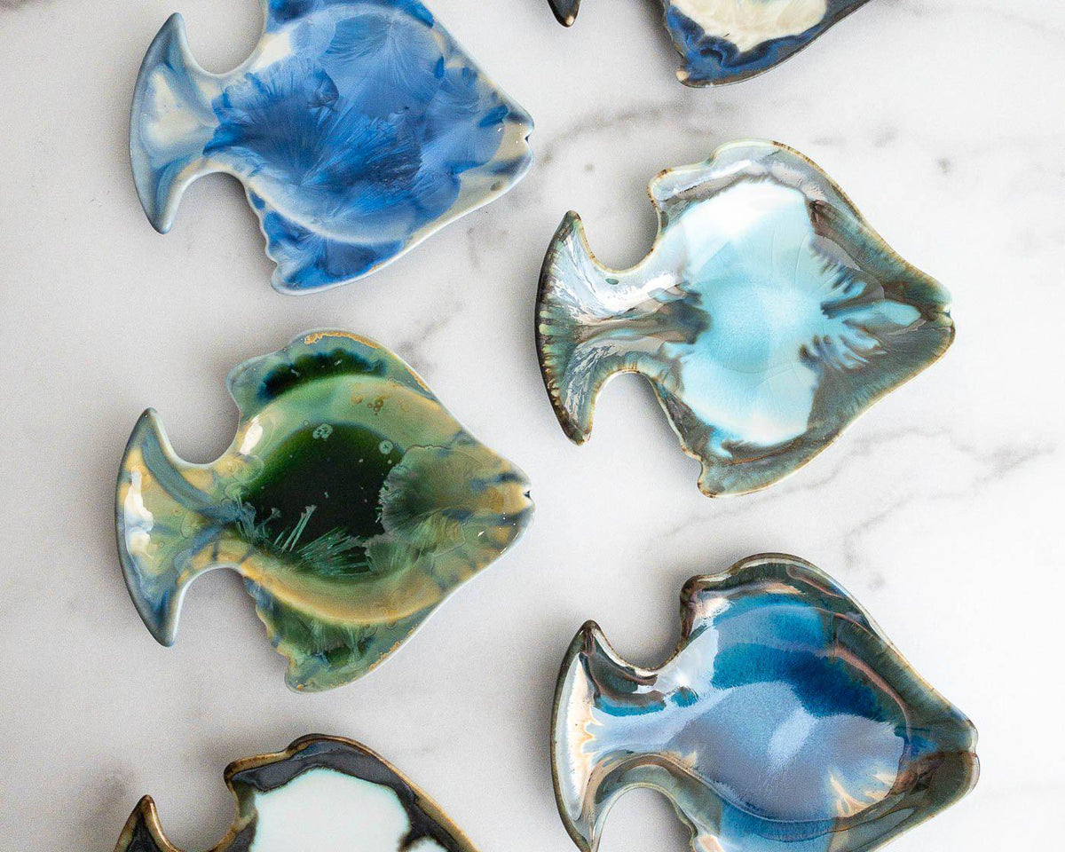 Little Fish Spoon Rest by Edgecomb Potters