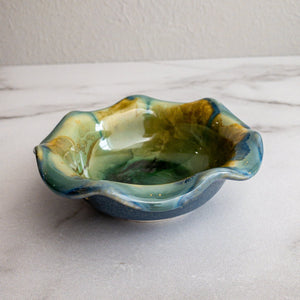 Mini Ruffle Bowl by Edgecomb Potters