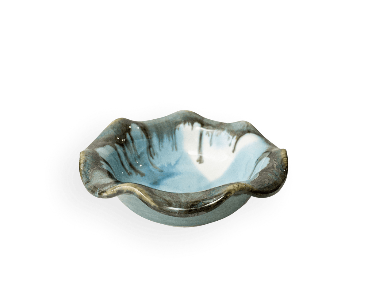 Mini Ruffle Bowl Pottery by Edgecomb Potters