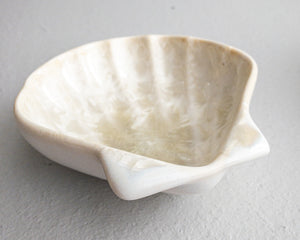 Puff Shell Dish Pottery by Edgecomb Potters