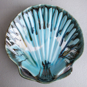 Shell Platter Pottery by Edgecomb Potters