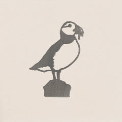 Puffin Garden Art by Metalbird