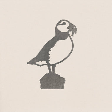 Puffin Garden Art by Metalbird