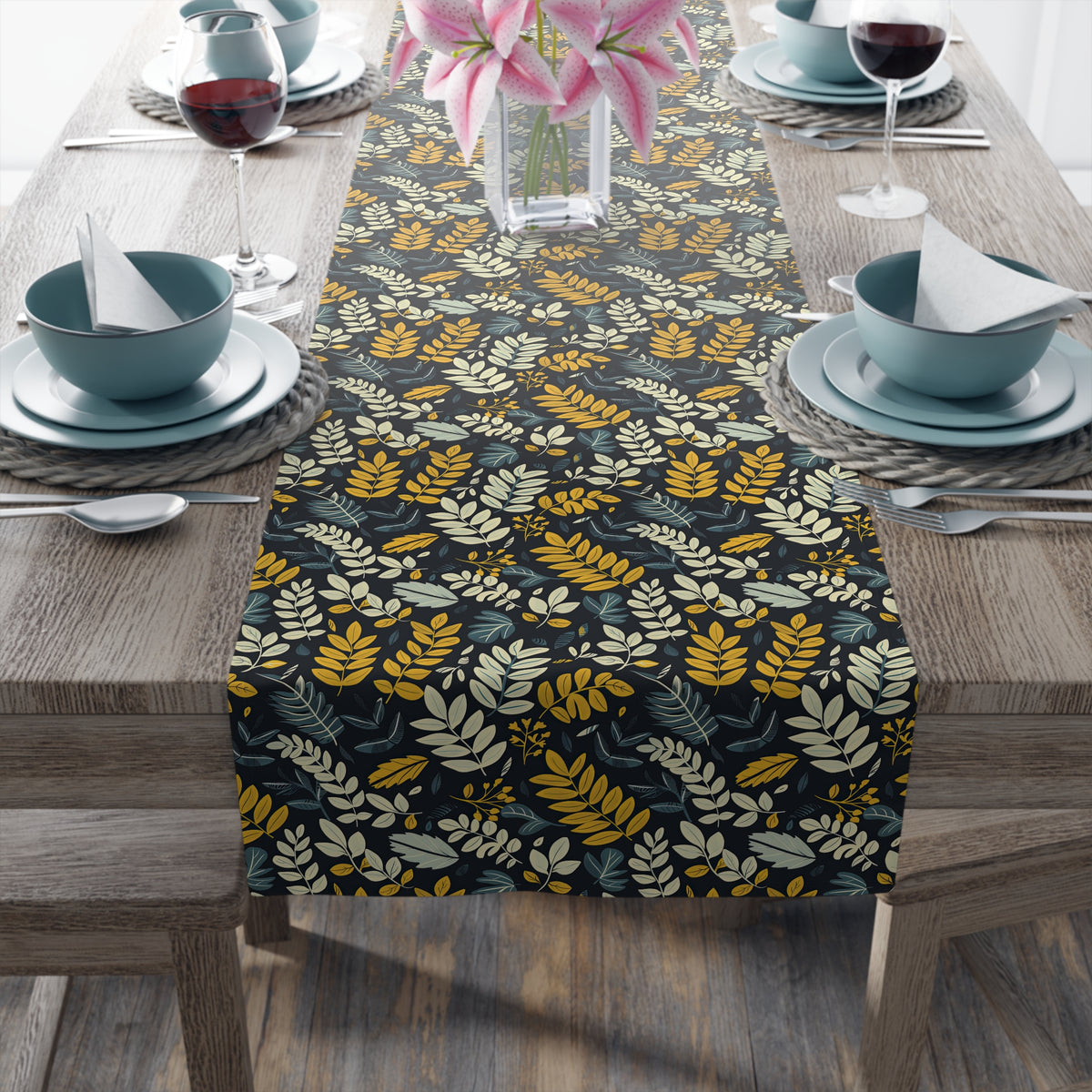 Maine Fern Table Runner by Printify