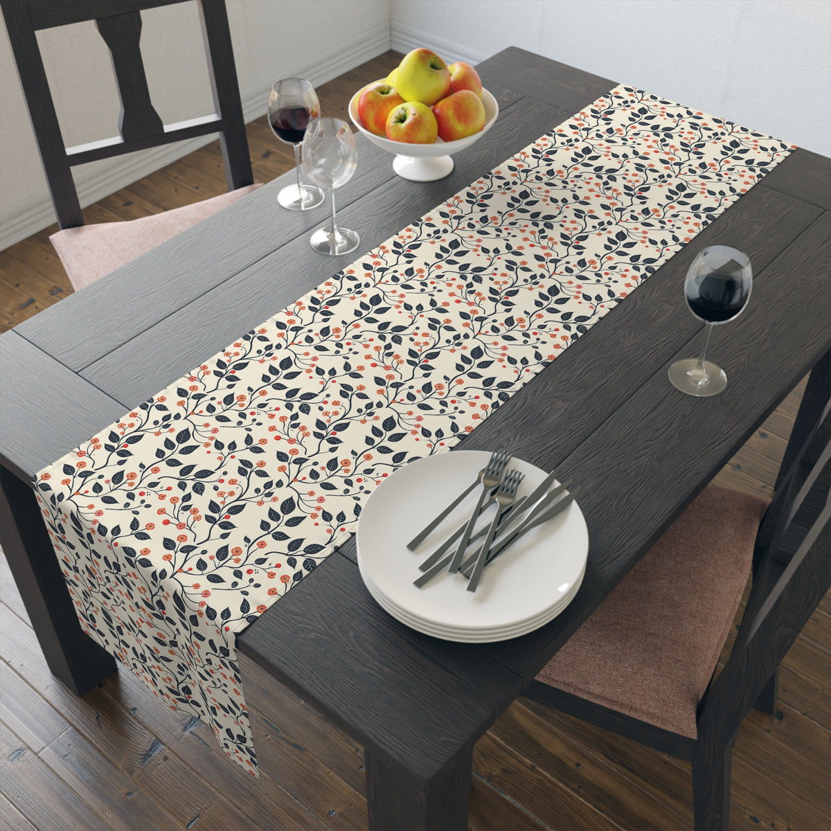 Cherry Blossom Table Runner by Printify