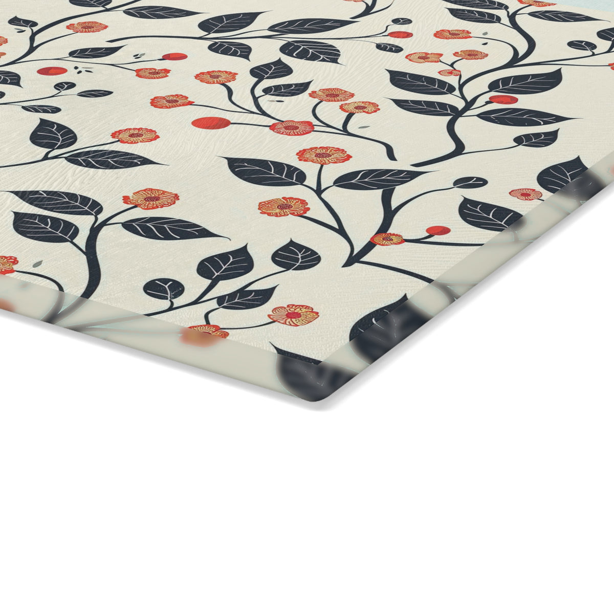 Cherry Blossom Glass Cutting Board by Printify