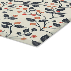 Cherry Blossom Glass Cutting Board by Printify
