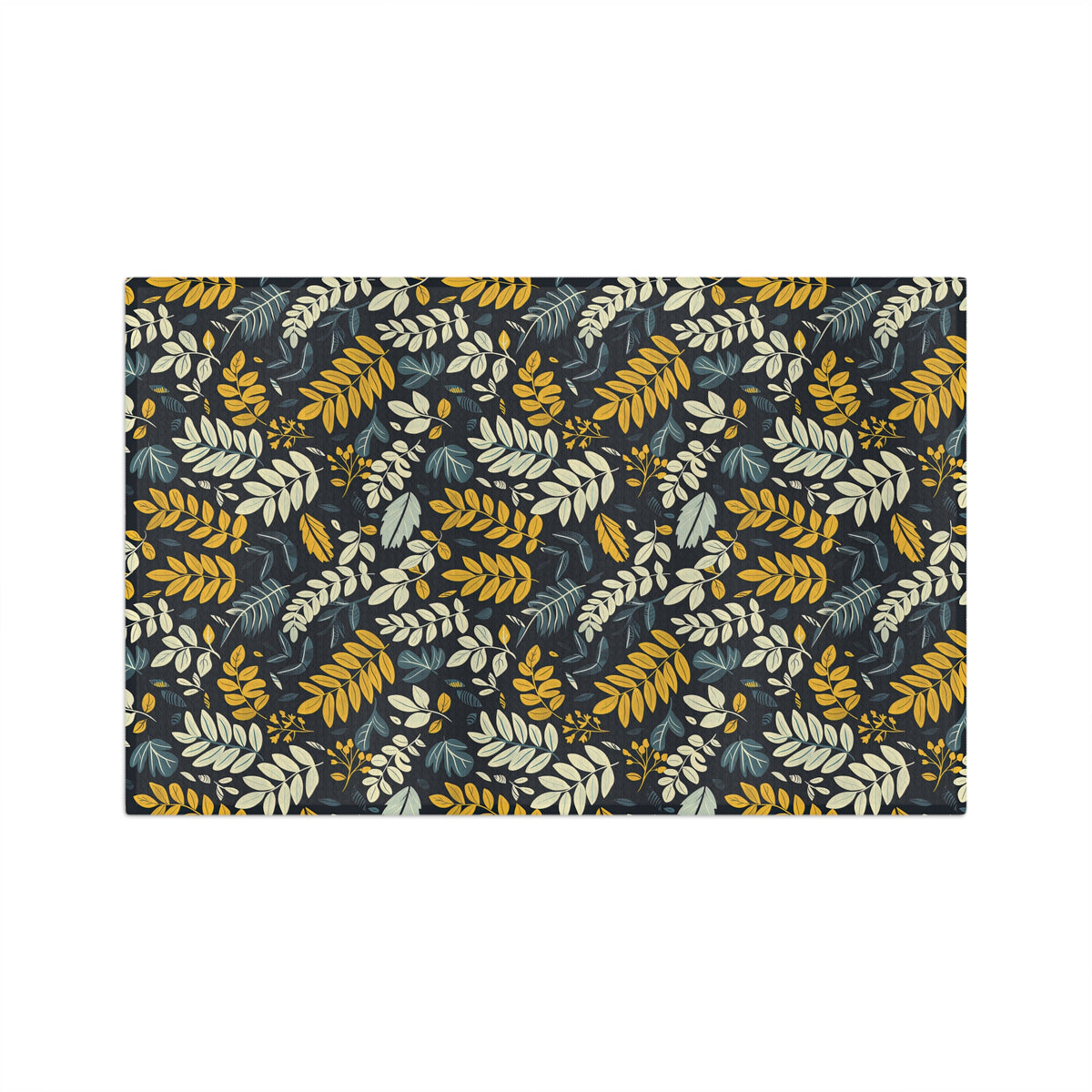 Tea Towel Fern Pattern Tea Towel - Microfiber by Printify