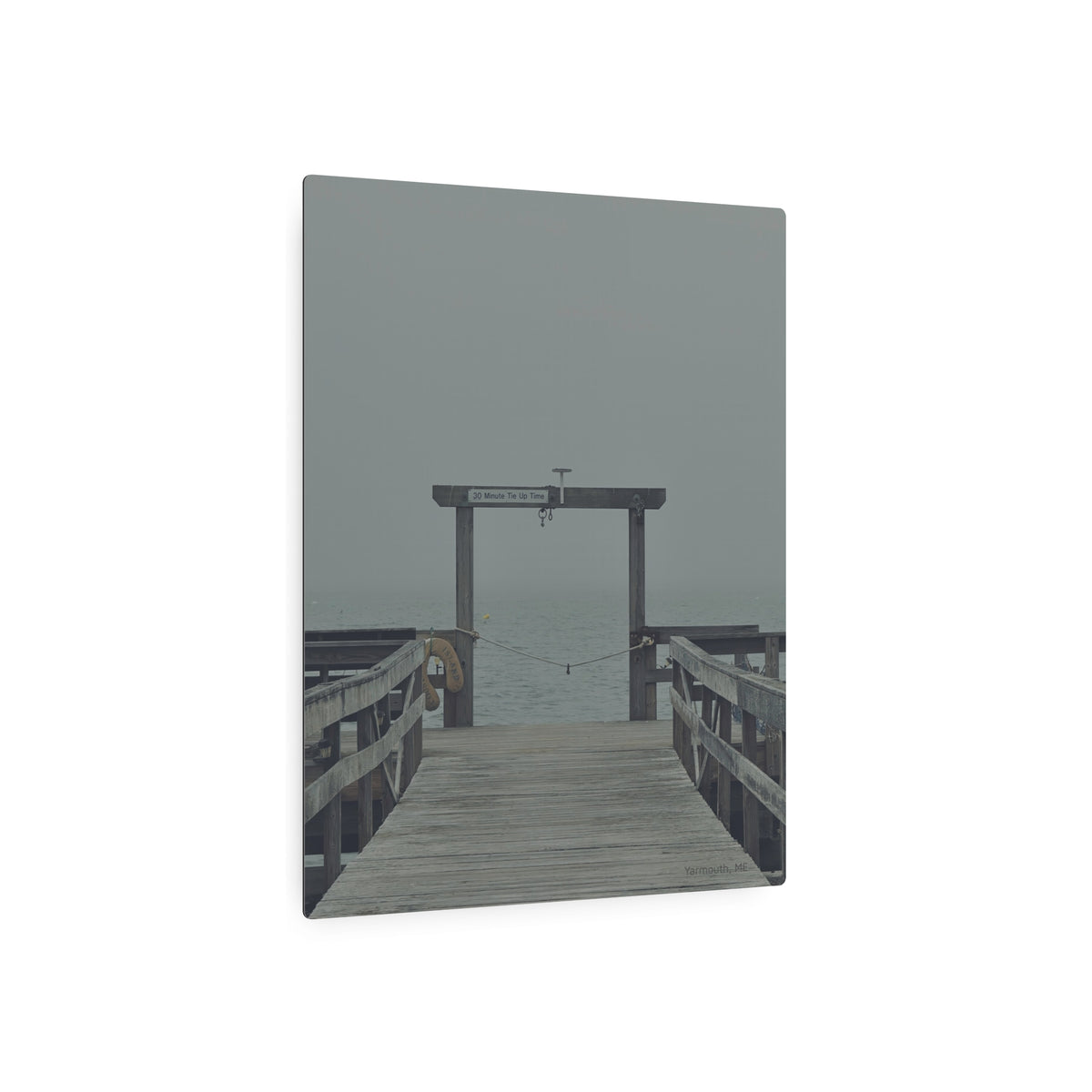20 Minute Tie-up - Metal Print by Printify