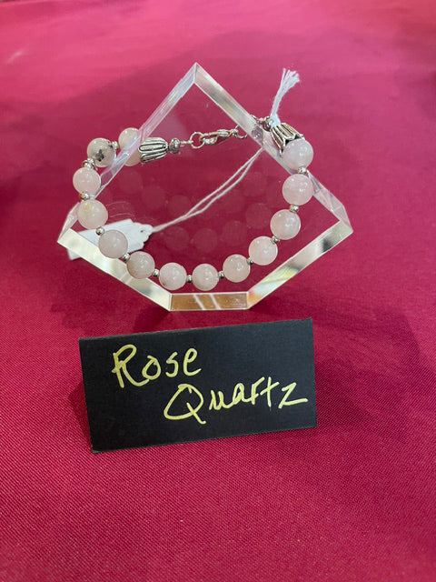 Rose Quartz Bracelet by Bill Stonebreaker