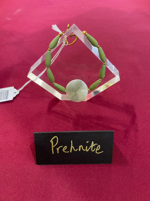 Prehnite Bracelet by Bill Stonebreaker
