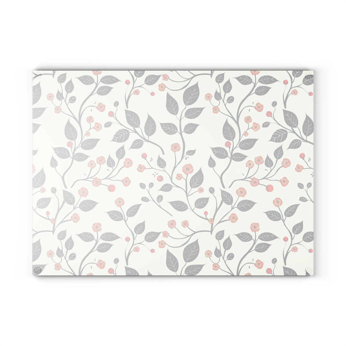 Cherry Blossom Glass Cutting Board by Printify