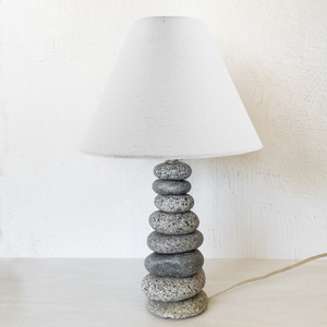 Mini Coastal Lamp with Shade by Funky Rock Designs (F)