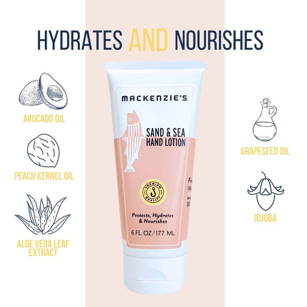 Sand & Sea Hand Lotion- 6 fl oz by MacKenzie's Fisherman